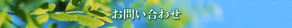 お問い合わせ